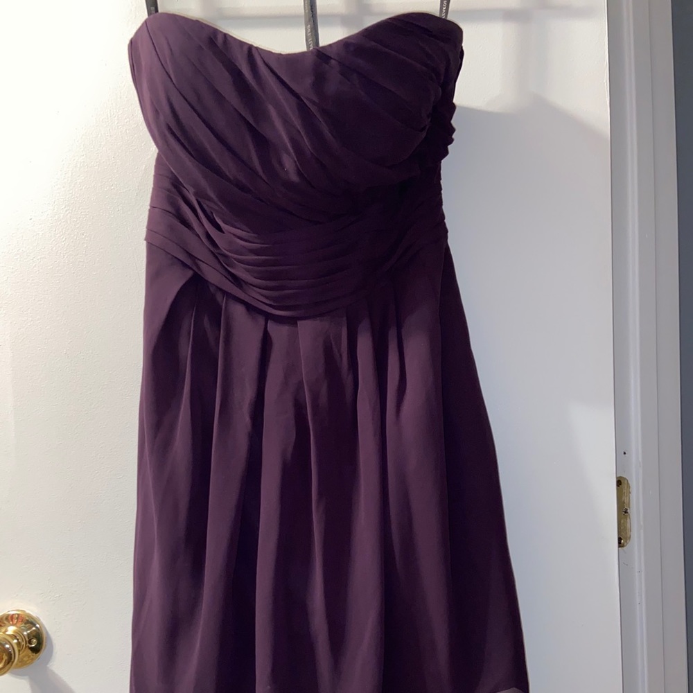 HUGE PRICE DROP-Bill Levkoff Dark bridesmaid dress
